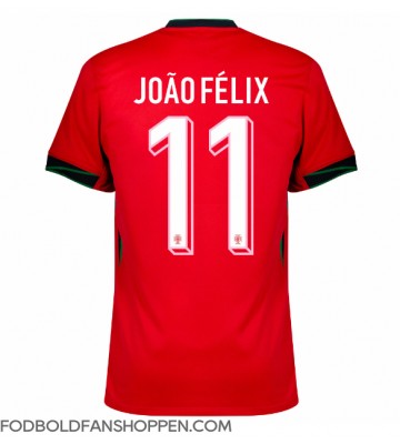 Portugal Joao Felix #11 Hjemmebanetrøje EM 2024 Kortærmet